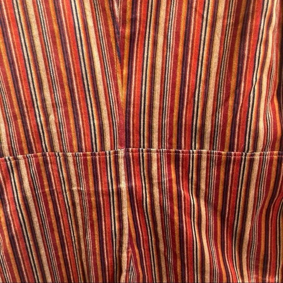 BEEBOP & WALLY Sz L  Velvet Striped Satin Bow Front Unlined Jacket - Picture 9 of 9